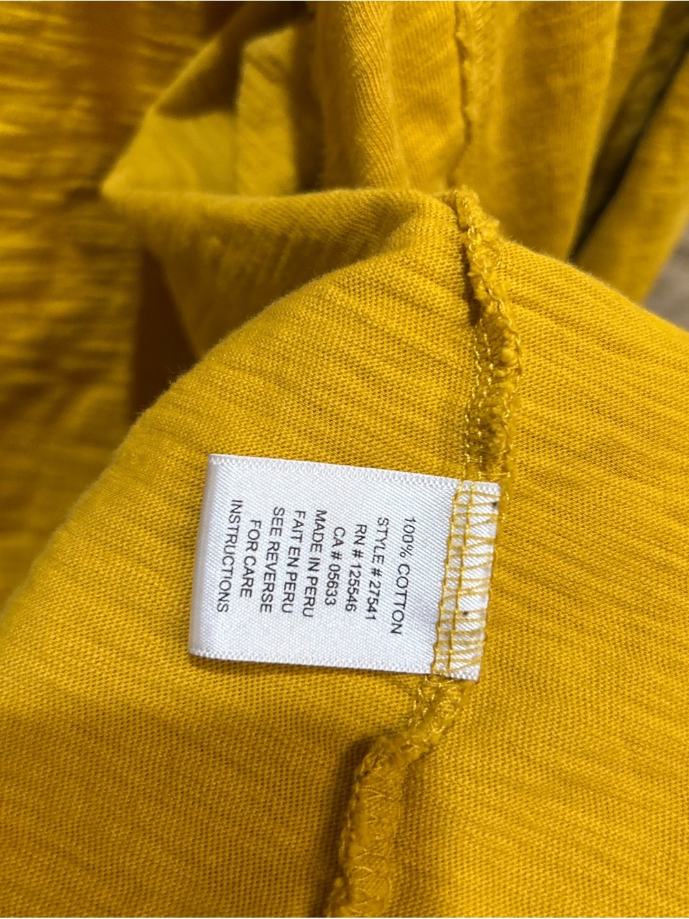 Habitat Mustard Yellow Button-Front Women's Cardigan EUC - Picture 3 of 4